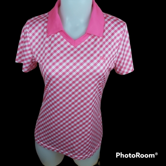 🍄3/50$🍄 MONTEREY golf tennis v-neck polo size XS - Picture 1 of 6